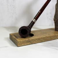 Northern Briars Rox Cut Regal G3 Banded Churchwarden Banded Fishtail Pipe (NB79)