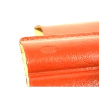 GBD Plain Leather Cigar Case - Two Petit Corona - Tan