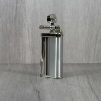 Tsubota Pearl - Eddie Pipe Lighter with Tool - Silver Satin