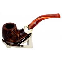 Peterson Orange Army 221 Silver Mounted Fishtail Pipe (PE106)