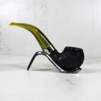 Peterson Atlantic 03 Rustic Blue & Green Bent Fishtail Pipe (PE1636) - End of Line