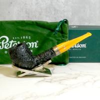 BLACK FRIDAY - Peterson Rosslare 106 Rustic Silver Mounted Fishtail Pipe (PE2202) - End of Line