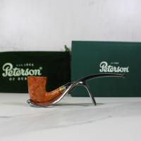 Peterson Calabash Gold Mount Natural Fishtail Pipe (PE598)