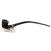 Peterson Churchwarden D15 Grey Nickel Mounted Fishtail Pipe (PEC149)