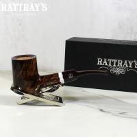 Rattrays Dark Ale 110 Smooth Poker Bent 9mm Filter Fishtail Pipe (RA1006)