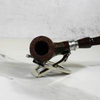Rigoletto Briar Brown Sandblast Straight Fishtail Pipe (RI051)