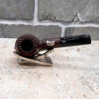 Savinelli Dante 700th Anniversary Rusticated Dark Brown 6mm Fishtail Pipe 254/700 (SAV861)