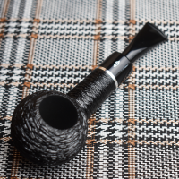 Savinelli Otello 321 Rustic Rhodesian Prince Semi Bent 6mm Pipe (SAV632)