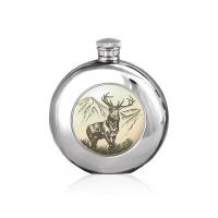 6oz Pewter Hip Flask - SC125