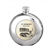 6oz Pewter Hip Flask - SC150