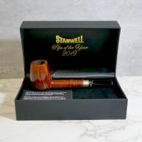 Stanwell Pipe Of The Year 2019 Light Silver Mounted Fishtail Pipe (ST241) - END OF LINE