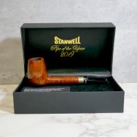 Stanwell Pipe Of The Year 2019 Light Silver Mounted Fishtail Pipe (ST242) - END OF LINE