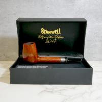 Stanwell Pipe Of The Year 2019 Light Silver Mounted Fishtail Pipe (ST244) - END OF LINE