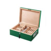 Villa Spa Cigar Humidor - up to 200 Cigar Capacity - Green