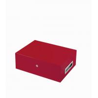 Villa Spa Cigar Humidor - up to 200 Cigar Capacity - Red