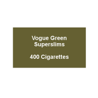 Vogue Essence Green Superslims (Formally Original Green) - 20 Packs of 20 cigarettes (400) - End of Line - LIMITED STOCK