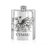 6oz Pewter Hip Flask - WAL013