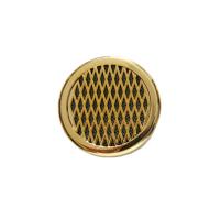 Bargain Round Humidifier - Gold - up to 25 cigars capacity