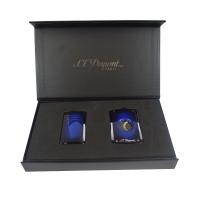 ST Dupont Maxijet Lighter & Cutter Set - Sunburst Blue