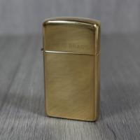 Zippo - High Polished Brass Slim Solid Brass - Windproof Lighter