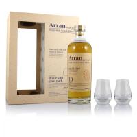 Arran 10 Year Old Bottle & Glass Pack