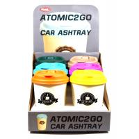 Atomic2Go Car Ashtray Cup - Orange