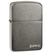 Zippo - Black Ice 1941 Replica With Zippo Logo - Windproof Lighter