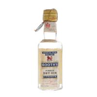 Booths Spring Cap Bottled 1950s Gin Miniature - 5cl 40%