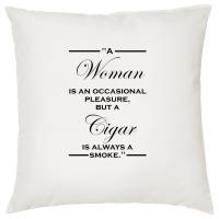 Cigar is always a Smoke - Cigar Themed Cushion