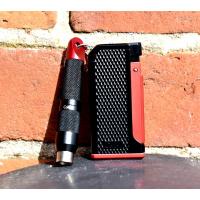 Colibri Monza Single Jet Lighter & Punch Cutter Set -  Red (End of Line)