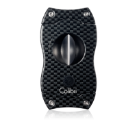 Colibri Falcon Single Jet Lighter & V Cut Set - Black Carbon Fiber