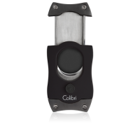 Colibri S Cut Ez-Cut Cigar Cutter - Black & Gunmetal