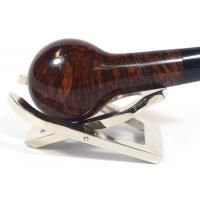 Alfred Dunhill - The White Spot Amber Root 3128 Group 3 Bent Diplomat Pipe (DUN185)