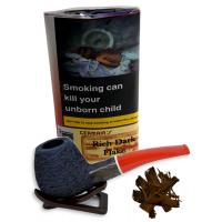 Germains Rich Dark Flake Pipe Tobacco 50g Pouch