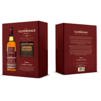 Glendronach 12 Year Old & Hip Flask Set - 70cl 43%