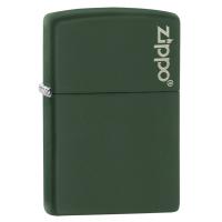 Zippo - Classic Green Matte With Logo - Windproof Lighter