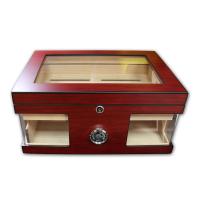 Brooklynn Burgundy Humidor - 70 Cigar Capacity