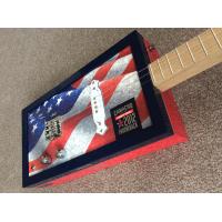 Handcrafted Camacho Liberty Series Throwback 2012 Cigar Box Guitar