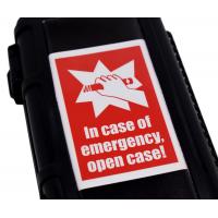 C.Gars In Case of Emergency Crushproof Travel Humidor Case - 5 Cigar Capacity