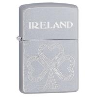 Zippo - Shamrock Satin Chrome - Windproof Lighter