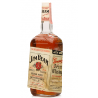 Jim Beam 1960s 1 Quart Kentucky Straight Bourbon Whiskey - 94.3cl 43%