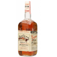 Jim Beam 4 Year Old 1970s 1 Quart Kentucky Straight Bourbon Whiskey - 86 Proof