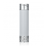 Colibri Allure Ladies Soft Flame Lighter - Silver & Chrome