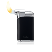 Colibri Pacific Air Single Soft Flame Lighter - Black & Rose