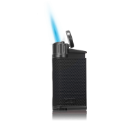 Colibri Evo Single-jet Flame Lighter - Black & Rose