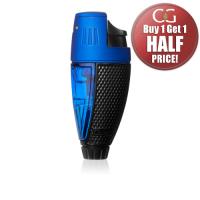 Colibri Talon Single-jet Flame Lighter - Blue & Black