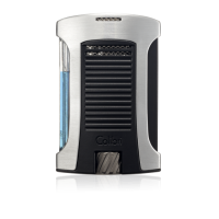 Colibri Daytona Single-jet Flame Lighter - Chrome & Black (End of Line)