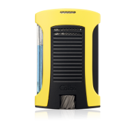 Colibri Daytona Single-jet Flame Lighter - Neon Yellow & Black (End of Line)