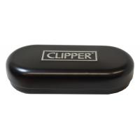 Clipper Metal Flint Metal Black Night Lighter