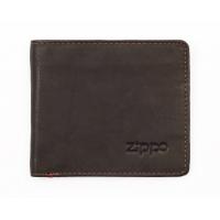 Zippo Leather Bi-Fold Wallet With Coin Compartment - Mocha (End of Line)